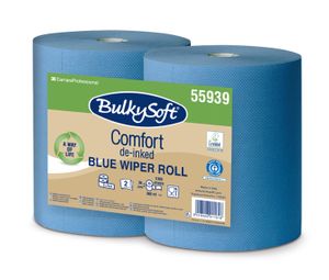 BULKYSOFT COMFORT BLUE HAND TOWELS ROLLS