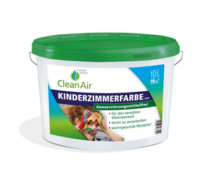 Clean Air GESÜNDER WOHNEN Kinderzimmerfarbe