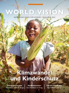 World Vision Deutschland e.V. (42123) Folded brochure with center spread
