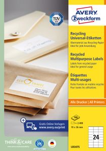 Avery Zweckform Recycling Etiketten