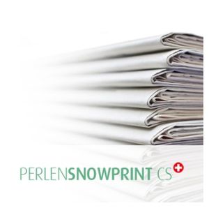 PerlenSnowprint CS  - aufgebessertes Zeitungsdruckpapier 
PerlenSnowprint HS  - aufgebessertes Zeitungsdruckpapier