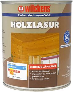 Wilckens Acryl-Holzlasur
verschiedene Farbtöne