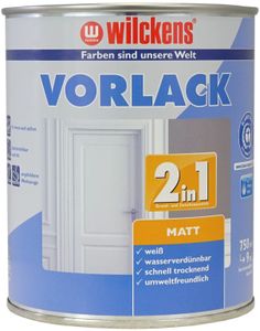 Wilckens 2in1 Acryl Vorlack weiß