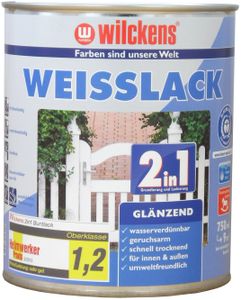 Wilckens 2in1 Weißlack glänzend/seidenmatt