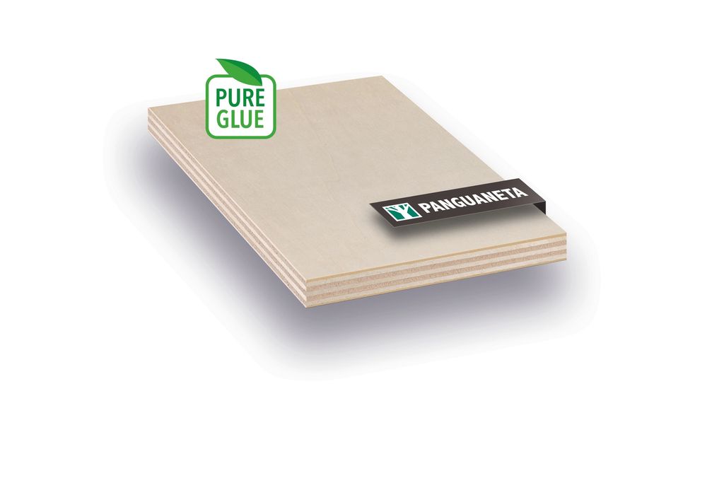 PANGUANETA PureGlue Sperrholzplatte Tutto Pioppo, Dicke 3  40 mm | Blauer  Engel