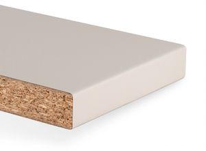 Duropal worktop P2; thickness up to 38 mm, various surfaces and textures, profil Quadra, Cubix, Perform, square edged; versions according to the annex