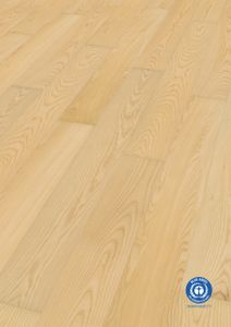 Forestry Timber 3-Layer Parquet with 100 % FSC or PEFC Oak, Ash or Hevea wood and UV lacquer surface BONA or Viron; Collection: Origins