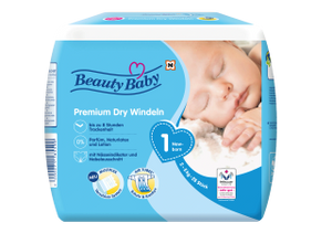Beauty Baby Premium Dry Windeln, Größe Midi, Maxi, Maxi+, Junior, Junior+, XL, XXL