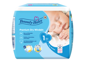Beauty Baby Premium Dry Windeln, Größe Midi, Maxi, Maxi+, Junior, Junior+, XL, XXL, XXXL