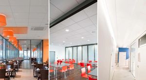 OWAcoustic utility;
OWAcoustic smart;
OWAcoustic premium; 
OWActive Mineralklimadecke:
Suspended ceilings according annex