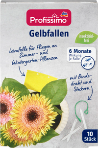 Profissimo Gelbfalle - Leimfalle zum Fangen von fliegenden Schadinsekten