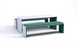 WINEA PLUS WINI - Büromöbel Tischsystem, Oberflächen: Melaminharzdirektbeschichtung und Echtholzfurniere