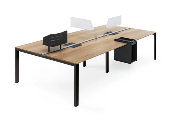 Contemporary work table - TEMPTATION HIGH DESK - Sedus - wooden