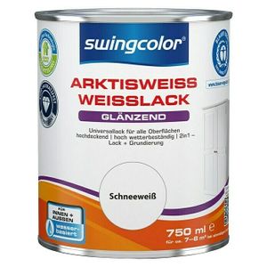 swingcolor Arktisweiß Weißlack, glänzend