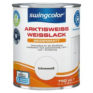 swingcolor Arktisweiß Weißlack, seidenmatt