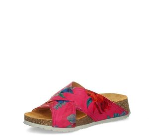 Think! KOAK women's slipper fuxia, Women's sandal black