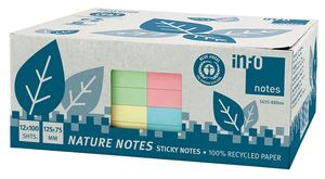 Global Notes - Haftnotizen aus Recyclingpapier