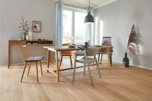 BOEN 3-layer parquet,Ship's floor / plank pattern/ Chaletino / Chalet; surface: Live Pure varnish (matt/ satin)