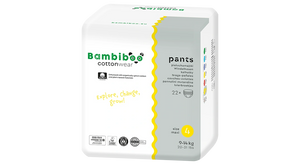 Bambiboo COTTONWEAR disposable pants with organic cotton, size 5