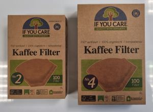 IF YOU CARE Kaffeefilter No. 2 und No. 4