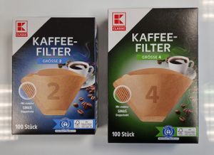 K-Classic "Café Allegro" - Kaffeefilter Größe 2 und 4