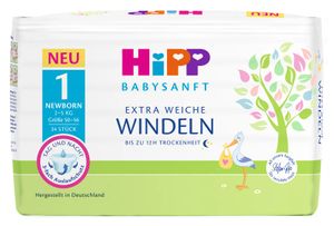 Hipp Babysanft Windeln Größe Micro, NB, Mini, Midi, Maxi, Junior, XL