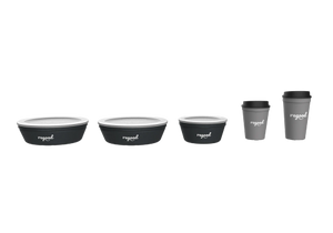 Regood reusable system with cups and bowls