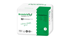 Bambiboo Baby Diapers, Size 1