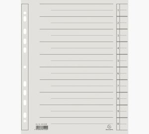 Exacompta dividers, various types and colors