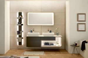 hülsta/now! Bathroom furniture; surface: varnish, veneer; series:  Tetrim, Gentis