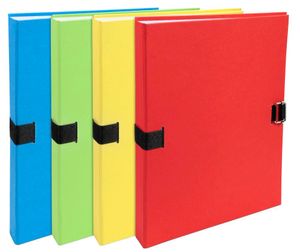 Forever® Expanding spine folders in assorted colours