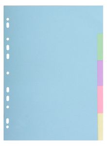 Exacompta Recycled pastel dividers in different versions