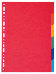 EXACOMPTA Recycled dividers in vivid colours, in different versions
