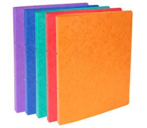 Schreibwelt Recycled cardboard ring binders in single and assorted colours, different versions