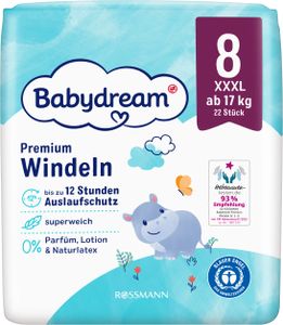 Babydream Windeln, Groesse 8