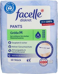 facelle diskret Hygiene-Pants; size S, M, L, Super M, Super L and Super XL