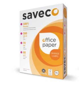 saveco office paper ORANGE LABEL