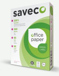 saveco office paper GREEN LABEL