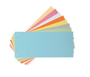 Biella recycelte horizontale und trapezförmige Trennstreifen in verschiedenen Farben