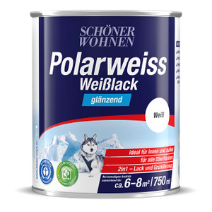 SCHÖNER WOHNEN Polarweiss Weißlack glänzend