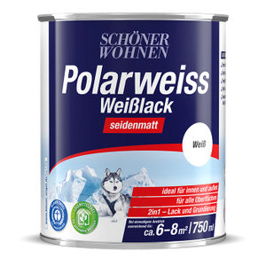 SCHÖNER WOHNEN Polarweiss Weißlack seidenmatt