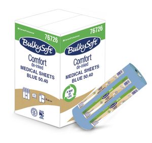 BULKYSOFT COMFORT BLUE MEDICAL BED SHEETS