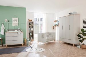 PAIDI Baby- and Kidsworld: 
Children's furniture, youth beds, play beds, bunk beds, loft beds. Finishes/coatings (depending on product): Melamine resin coating, partly solid lacquered, foiled, veneered lacquered or lacquered. Models according to the appendix.