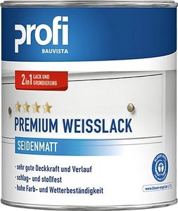 Profi Farben Premium Weißlack Acryl - seidenmatt