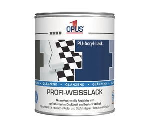 OPUS1 Profi Weisslack - glänzend