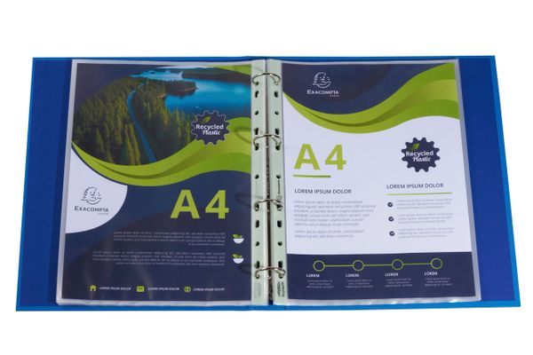 Exacompta Kombitasche Auto Kaa – 4 Schlitze, 2 Transparente Hüllen, 10x14 Cm, Grün, Für Dokumente & Karten