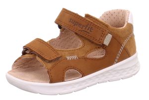 superfit Kinderschuh Lagoon in den Farbvarianten braun/beige, lila/rosa, blau/hellgrün, hellgrün/orange, pink/orange, beige/gelb, hellblau, rosa