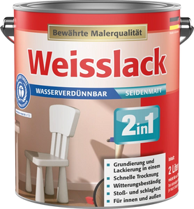 Tedox 2in1 Weisslack glänzend,
2in1 Weisslack seidenmatt