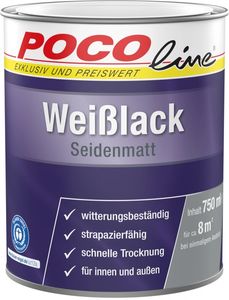 Pocoline Weisslack seidenmatt