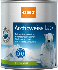 OBI Arcticweiss Lack extramatt